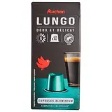 Auchan Capsules de café lungo, 10 capsules