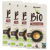 Auchan BIO Café en capsules Espresso bio, Lot de 4x10 capsules