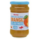 Auchan Marmelade allégée d'Orange 35% de fruits, 340g