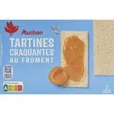 Auchan Tartines craquantes au froment, 250g