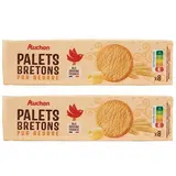 Auchan Palets bretons pur beurre, Lot de 2x125g