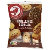Auchan Madeleines coquilles aux pépites de chocolat, 400g