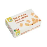 Pouce Sucre roux pure canne en morceaux, 1kg