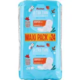 Auchan Serviettes hygiéniques ultra thin, 24 serviettes