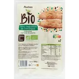 Auchan BIO Demi-Baguettes de Campagne Bio Précuites sur Sole de Pierre, 2x125g