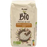 Auchan BIO Farine de blé semi-complète T110 Bio, 1kg