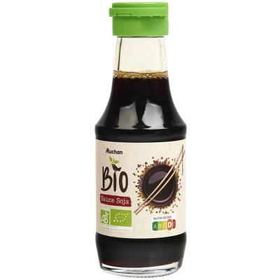 Auchan BIO Sauce soja Bio en bouteille, 15cl