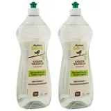 Auchan Better Life Liquide vaisselle amande, Lot de 2x750ml