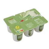 Auchan Dessert au soja nature, 6x100g