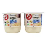 Auchan Semoule au lait à la vanille, 4x115g