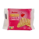 Auchan Cheesy Fromage fondu à l'emmental en tranche, 200g