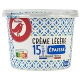 Auchan Crème fraiche épaisse légère 15%mg, 50cl