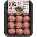 Auchan Boulettes au Boeuf Nature, 15x25g