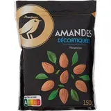 Auchan Gourmet Amandes Décortiquées, 150g