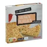 Auchan Tarte au saumon et poireaux, 400g