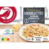 Auchan Coquillette au jambon et emmental, 400g