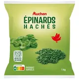 Auchan Épinards hachés, 1kg