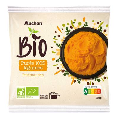 Auchan BIO Purée de potimarron bio, 600g