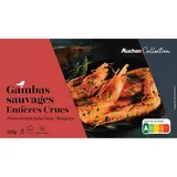 Auchan Collection Gambas sauvages entières crues, 320g