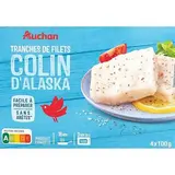 Auchan Colin d'Alaska sans arête, 400g