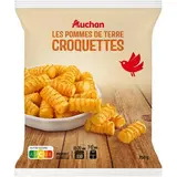 Auchan Croquettes de pommes de terre, 750g