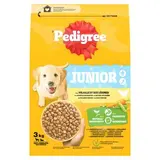 Pedigree Croquettes Volaille Légumes Junior pour Chiot moyen et grand, 3kg