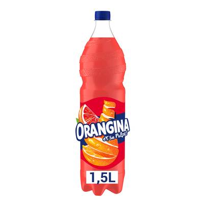 Orangina Boisson gazeuse à l'orange sanguine, 1,5L