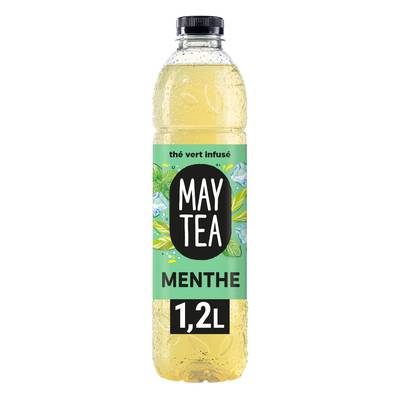 Maytea Thé vert infusé glacé saveur menthe, 1,2L