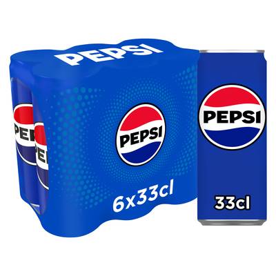 Pepsi Soda cola classique, 6x33cl