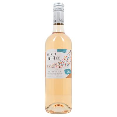 Born to be free Vin rosé sans alcool, 75cl
