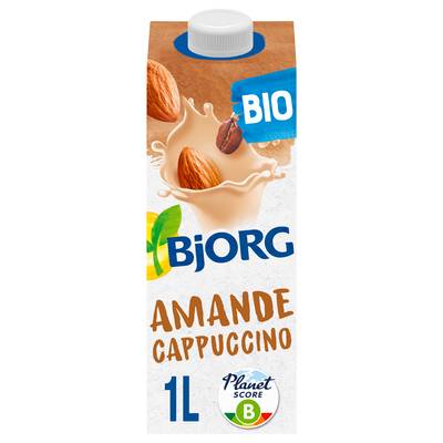 Bjorg Lait d'Amande Cappuccino Boisson Végétale Bio, 1L