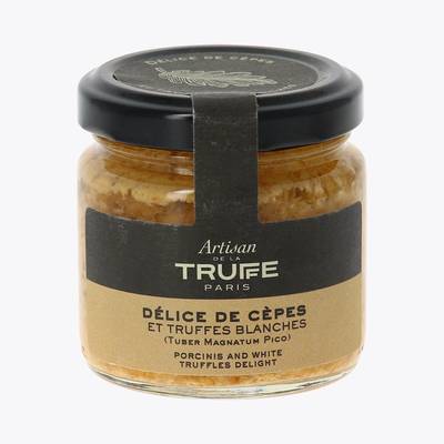 Artisan de la Truffe - Paris Délice de cèpes à la truffe blanche 3% en bocal, 80g