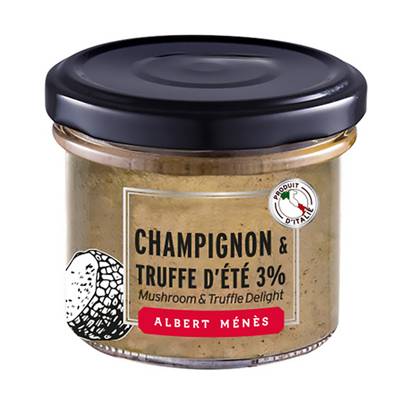 Albert Ménès Délice de Champignon et Truffe d'Eté 3% en bocal, 100g