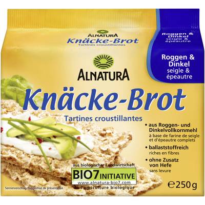 Alnatura Tartine au seigle et épeautre bio, 250 g