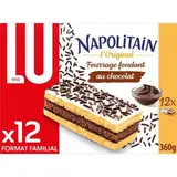 Lu Gâteau au chocolat l'original napolitain x12, 360g