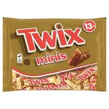 Twix Mini barres chocolatées au biscuit recouvert de caramel, 275g