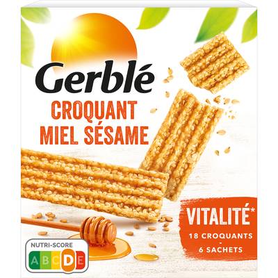 Gerblé Vitalité 18 Croquants miel Sésame, 150g