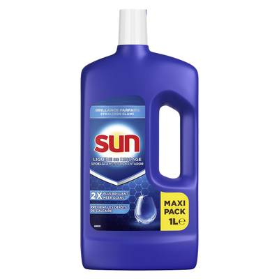 Sun Liquide de rinçage lave vaisselle Brillance, 1L