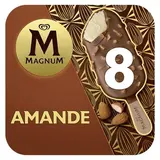 Magnum Bâtonnets Amande, 8 bâtonnets - 600g