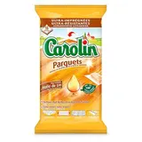 Carolin Lingettes parquet vernis et stratifiés aux extraits d'huile de lin, 15 lingettes