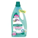 Sanytol Nettoyant ménager Multi-Surfaces Désinfectant Fleurs de Lavande Sans Jave, 1L