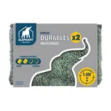 Elephant Eponge durable multi-usages, 2 éponges