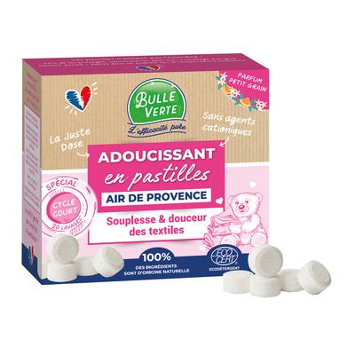 Bulle Verte Adoucissant Linge Air de Provence Ecologique Ecocert, 20 lavages