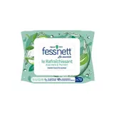 Fess'Nett Papier Toilette Humide Le Rafraîchissant Aloe Vera & Thé Vert Les Essentiels, 78 lingettes humides