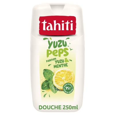 Tahiti Gel Douche Yuzu et Menthe, 250ml