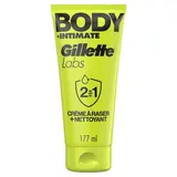 Gillette Crème à Raser 2en1 Body et Intimate Labs, 177ml