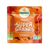 Priméal Les supers graines barbecue bio, mélange apéritif pois chiches, fèves et lupin., 100g