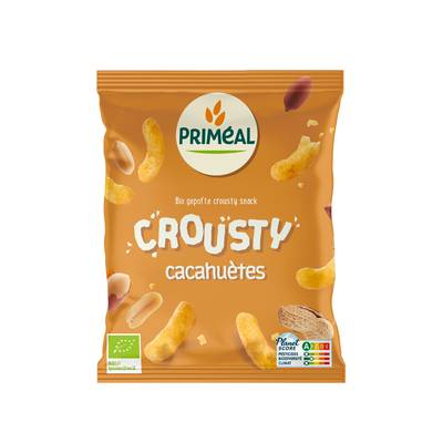 Priméal Crousty cacahuète bio, 75g