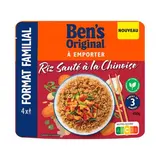 Ben's Original Riz Sauté à la Chinoise format familial en sachet micro-ondable, 450g