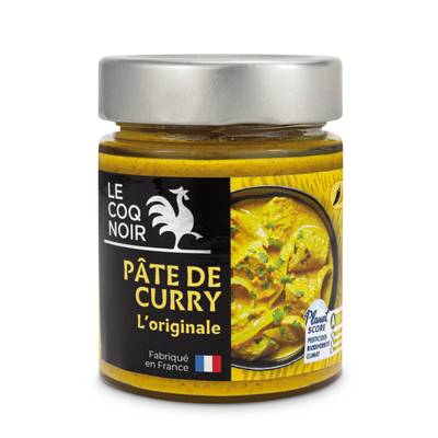 Le Coq Noir Pâte de Curry Bio en bocal, 130g